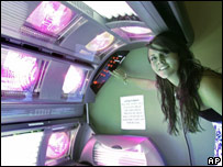 A sunbed